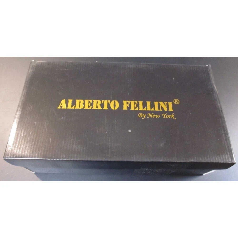Alberto Fellini Men’s Slip‑On Loafers Size 12 Brown Horsebit Dress Shoes NIB